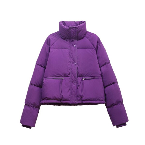 Winter velvet fashionable short down jacket