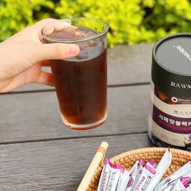 RAWMODE 罗布斯塔西梅黑咖固体饮料50袋代谢支持便携膳食管理代发|undefined