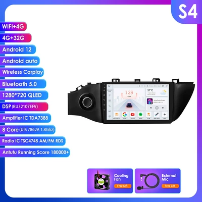 DVD Navigation Suitable for 17-19 Kia - 7862-wifi4g-lte-version-carplay-eight-core-432g-9inch-suitable-for-17-19-kia-k2