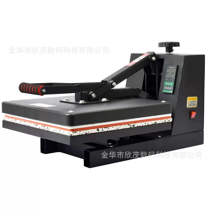 高压平板烫画机手动压烫热转印38*38锦旗烫钻T恤印图衣服烫印烫画