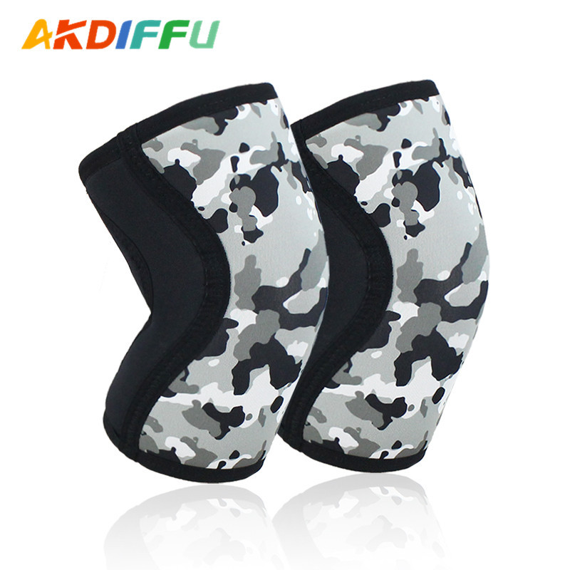 Artículos deportivos fabricantes set Squat rótula neopreno buceo material rótula engrosada neopreno 7mmscr