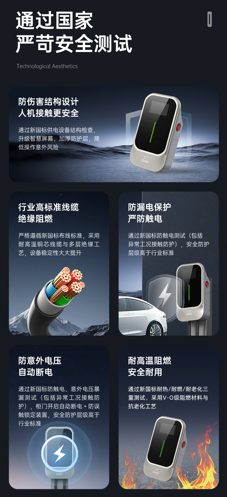Chint 7KW Commercial AC Charging Station for Shared Use in Residential Communities and Hotels, with Scan Code Billing for New Energy Vehicle Charging