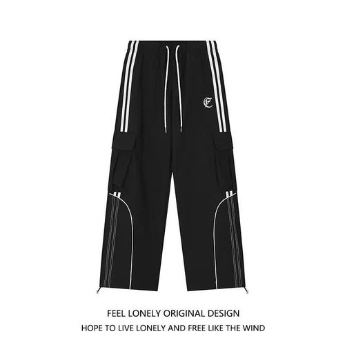 Vintage American Relaxed Tapered Straight Leg Joggers Trouser for Men and Women