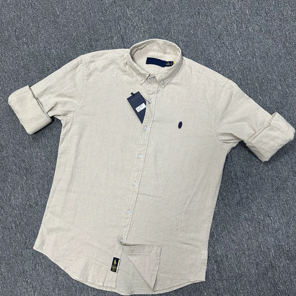 Khaki-5 with royal blue pony
