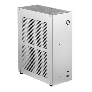 SKTC NS01 desktop dual 3.5 "hard disk hot plug ITX mini NAS chassis DC power supply mode