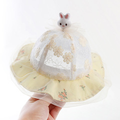 Baby Hats Spring and Summer Thin Baby Cute Sunshade Fisherman Girl Infant Toddler Super Cute Sun Hat Sunscreen Basin Cap 