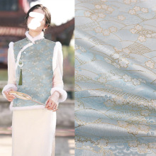 《花海》连衣裙梭织服装面料高档西装夹克时装拜年服提花布料