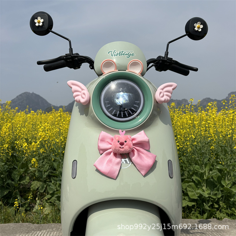 Tailg Accessories Electric Vehicle Decoration Accessories 2025 Niu Electric Car Modification Helmet Stickers Emma Metaverse