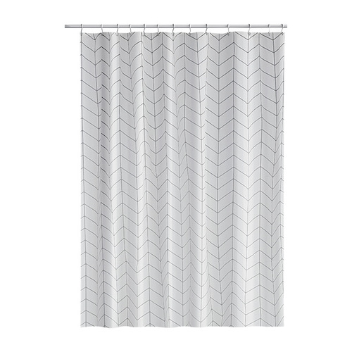Manufacturer black and white grid shower curtain shower room dormitory partition curtain simple shower curtain bathroom shower curtain wholesale