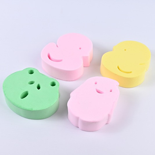 เพนกวินน้อยสีชมพู (ถุงใส) / ผ้าฝ้ายอาบน้ำ