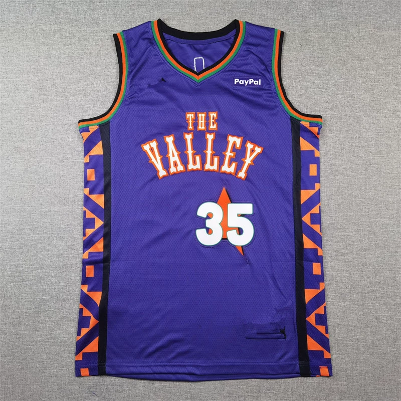 Футболка/майка Suns #35 Purple City Edition Durant Баскетбол Джерси DURANT Purple City Edition
