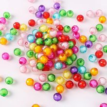 20mm地球珠中珠96切面亚克力珠子A料DIY手工串珠材料批发