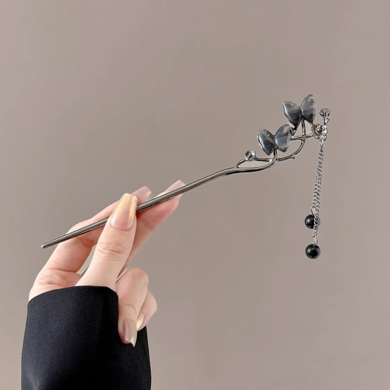 Nuevo clip de cabello chino simple y moderno clip de cabello antiguo de alta sensibilidad clip de cabello bandeja de cabello vestido chino tocado