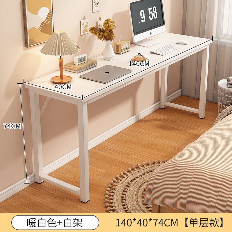 Escritorio chica dormitorio mesita de noche rectangular simple casa de alquiler escritorio blanco simple escritorio de la computadora