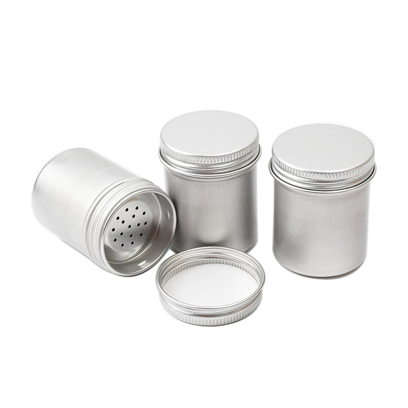 Алюминиевая банка с внутренней заглушкой, металлическая алюминиевая банка для перца чили, 50 мл, 80 мл, 120 мл