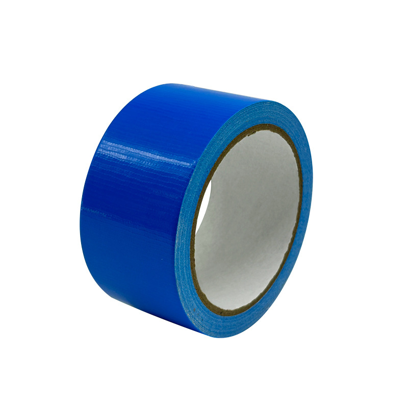 Los fabricantes venden al por mayor cinta a base de tela de un solo lado color 50 m película de mantillo adhesiva fuerte sin dejar marcas alfombra a prueba de viento cinta a base de tela