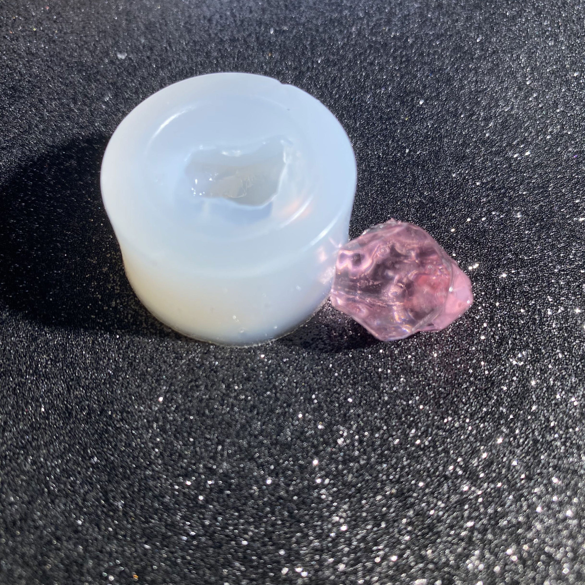 DIY epoxi iceberg cristal columna de silicona molde cristal epoxi mineral cristal Cluster Decoración Accesorios molde