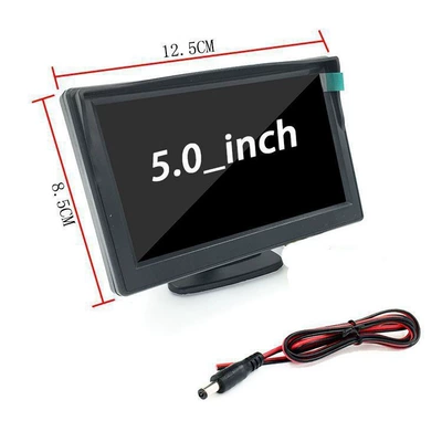 Car Reversing Camera 4.3inch Car display - 5inch-monitor-with-1m-power-cable