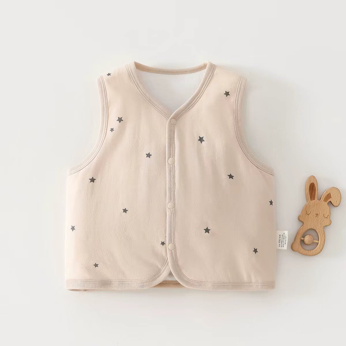 Baby chaleco de otoño y invierno 40 gramos chaleco cálido de algodón para bebés engrosado calentamiento cardigans sin mangas chaleco de hombros para bebés