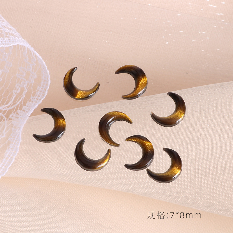 달-7*8mm-황금 고양이 눈