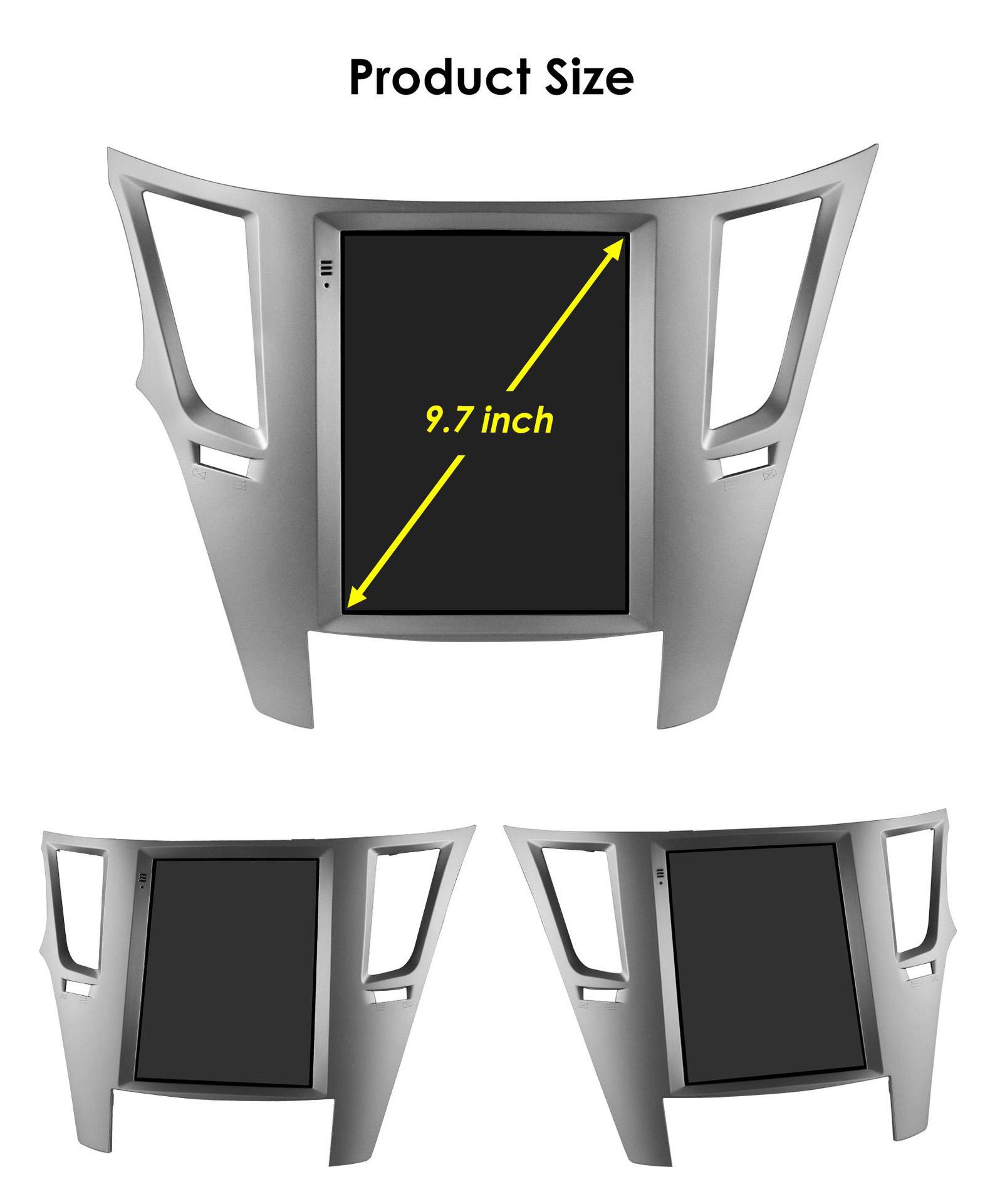 Suitable for 09-14 Subaru Outback 9.7inch Vertical Screen Android Large Screen Car Mp5 Navigator