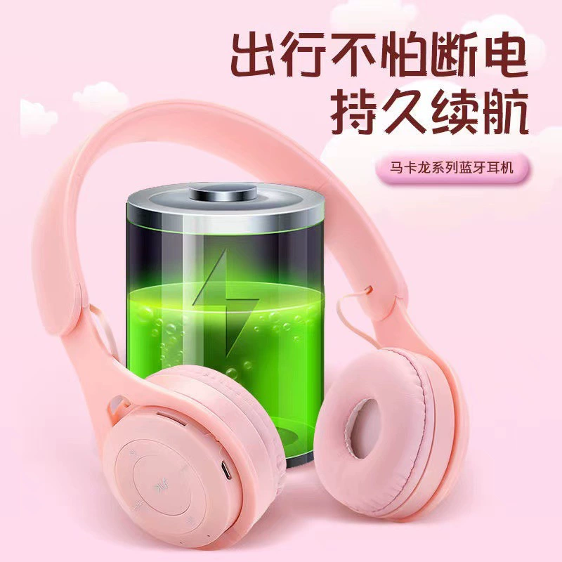 Эксклюзивная новинка Y08 накладная Bluetooth-гарнитура Macaron складная, готовая поставка с завода