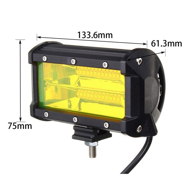 (Cross-border trading), LED work double row modified super bright SUV, lights, 5 inch, 72W