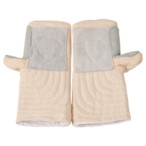 Canvas pure cotton stewed hand stuffed cotton bag heat-insulating anti-scalding cotton gloves electrolytic aluminum steel-making high-temperature resistant gloves