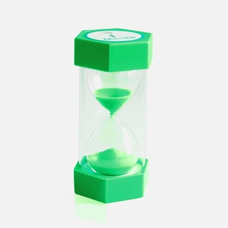 可定制六角沙漏计时器儿童防摔玻璃流沙瓶家居摆件工艺品滴漏减压
