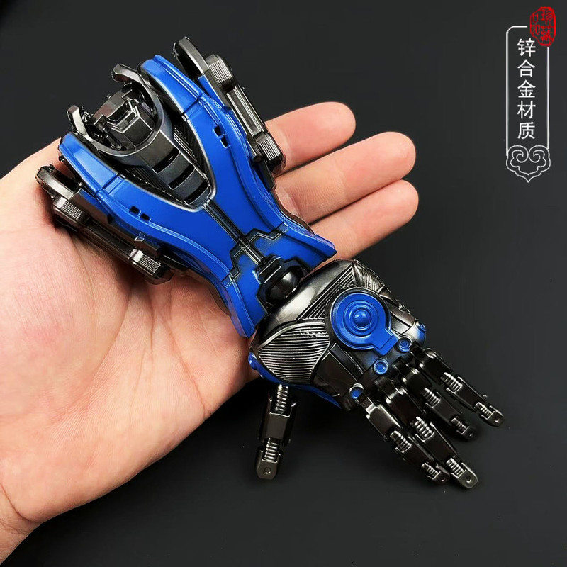 機械式拳、風破壊合金モデル、金属製の装飾品、可動拳、鶏の実物メカ玩具ギフト|undefined
