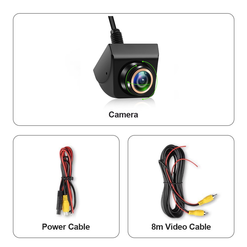 Universal Korean-style external front-view right-side blind spot AHD1080P high-definition night vision car reversing camera