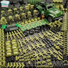 サンダーソルジャー軍事特殊部隊レゴビルディングブロックと互換性のあるミニフィギュア武器子供用組み立ておもちゃ