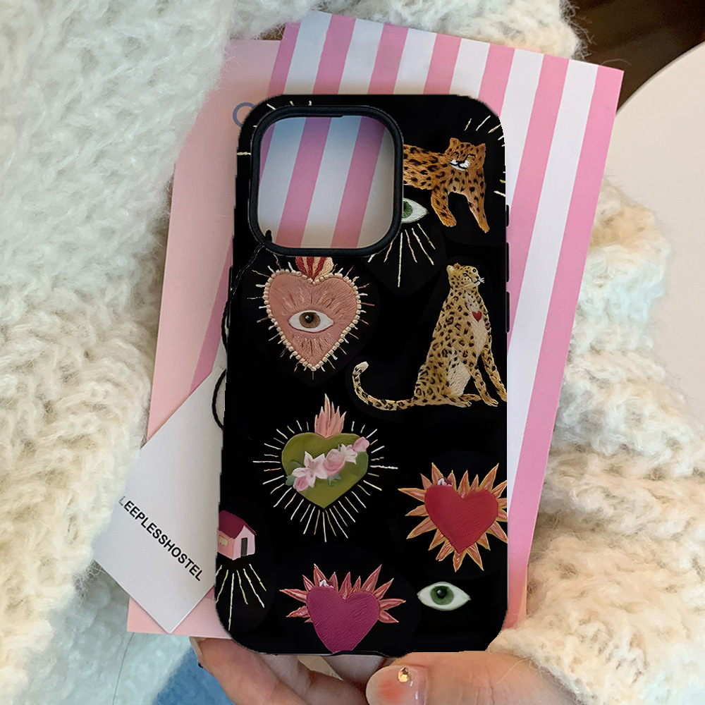 35g Weight iPhone Applicable Brands Phone Cases Classification Feilin Material Animal, Cartoon, Apple Pattern Basic Style Feilin Animal Cartoon Apple Basic Phone Cases Phone Accessories 3