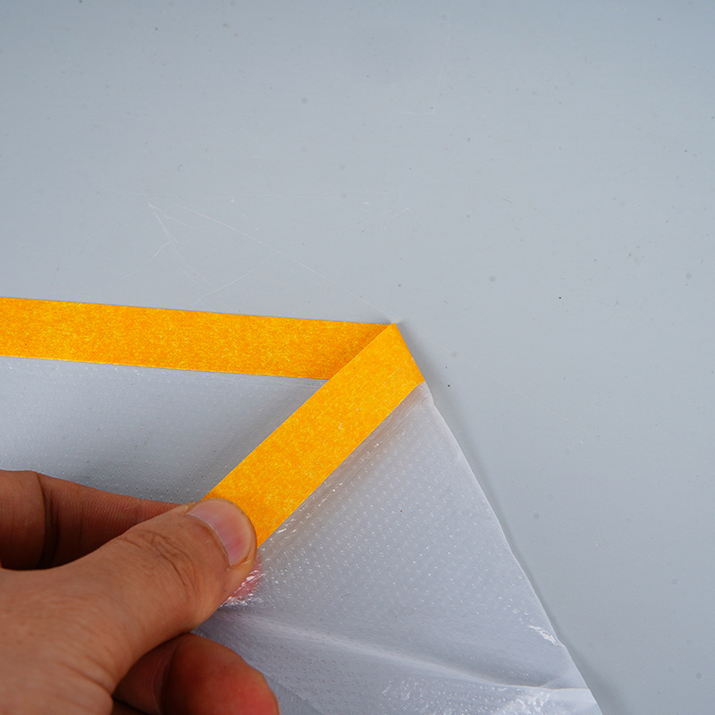 And paper masking protective film self-adhesive high-adhesive paint protective film decoration spray paint furniture dust film whole box wholesale