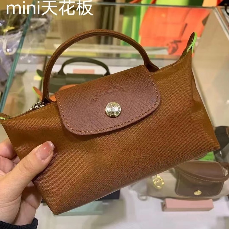 2025 トップバージョン Longxiang 新しいミニ餃子バッグショートハンドルハンドバッグシングルショルダークロスボディバッグ防水ナイロンバッグ|undefined