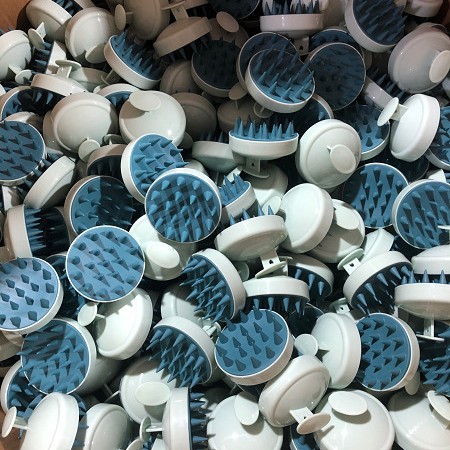 Temu en nombre del champú de pelo artefacto lavado de cuero cabelludo masaje champú peine champú cepillo masajeador peine de silicona rascador de pelo