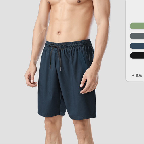 Puffy sports shorts men's breathable training cool pants five-point pants summer casual fitness quick-drying running pants