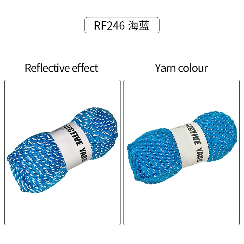 Woolen retroreflective hat, woven sweater
