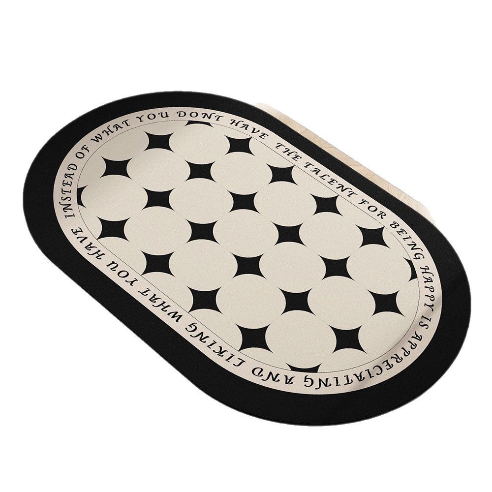 Baño de piso de baños circular puerta de baño pie de barro de algas de absorción de agua puerta de secado rápido de cojín antideslizante de secado rápido