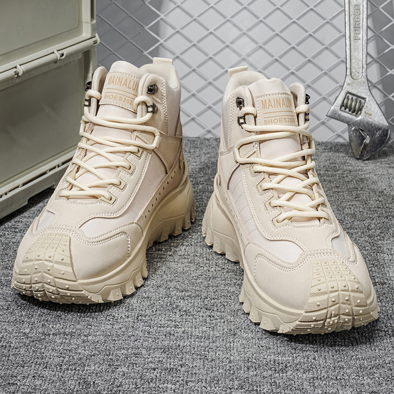 Botas de Trabajo Martin para Hombre de PU y Caucho Ligeras Antideslizantes para Uso Diario