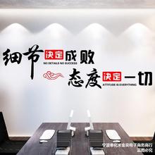 企业励志墙贴纸办公室激励标语装饰贴画公司文化墙面文字贴纸