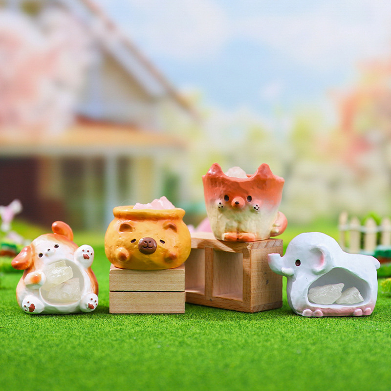 インターネット有名人のかわいいもの力クリスタルブラインドボックスガールギフトトレンディな減圧おもちゃデスクトップ装飾品卸売|undefined
