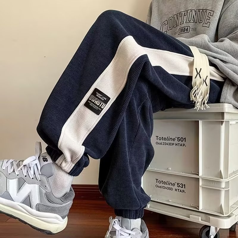 Pantalón de pana K62 Azul