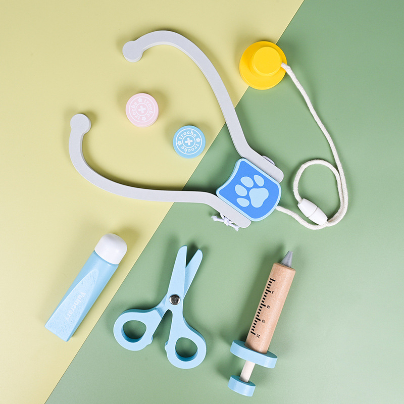 Doctor RPG Puzzles juguetes caseros de madera para mascotas caja médica juego de juguetes interactivo padre e hijo