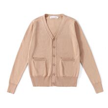男女大码棉制服班服制服工作服叠穿针织毛衣开衫上衣学院外套