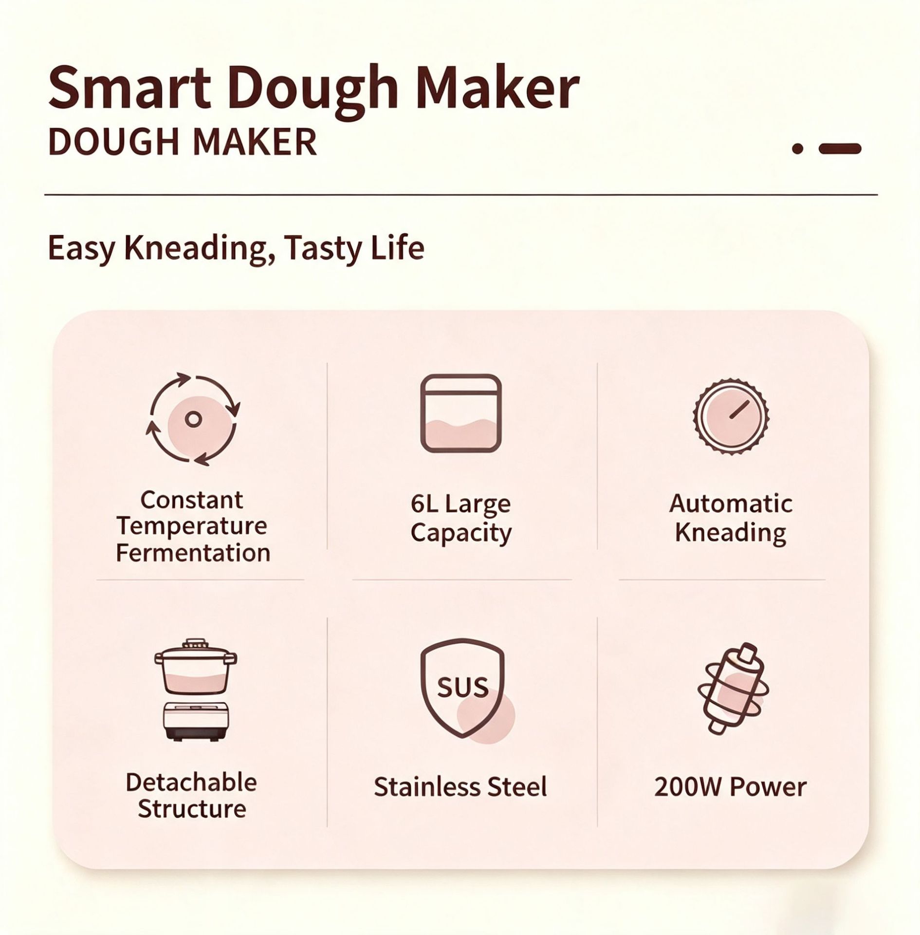 Cross-border Exclusive Dough Mixer Multifunctional Kitchen Machine One-key Dough Mixing Whipping Mixing Home Baking Kneading Machine
