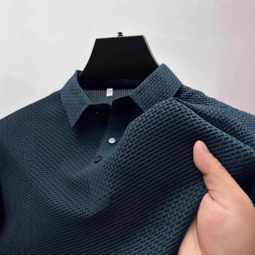 Chao Lun Bu High-End Light Mature Casual Polo Shirt Short-Sleeve Men's T-Shirt Collar Business Sport Shirt Men's Style