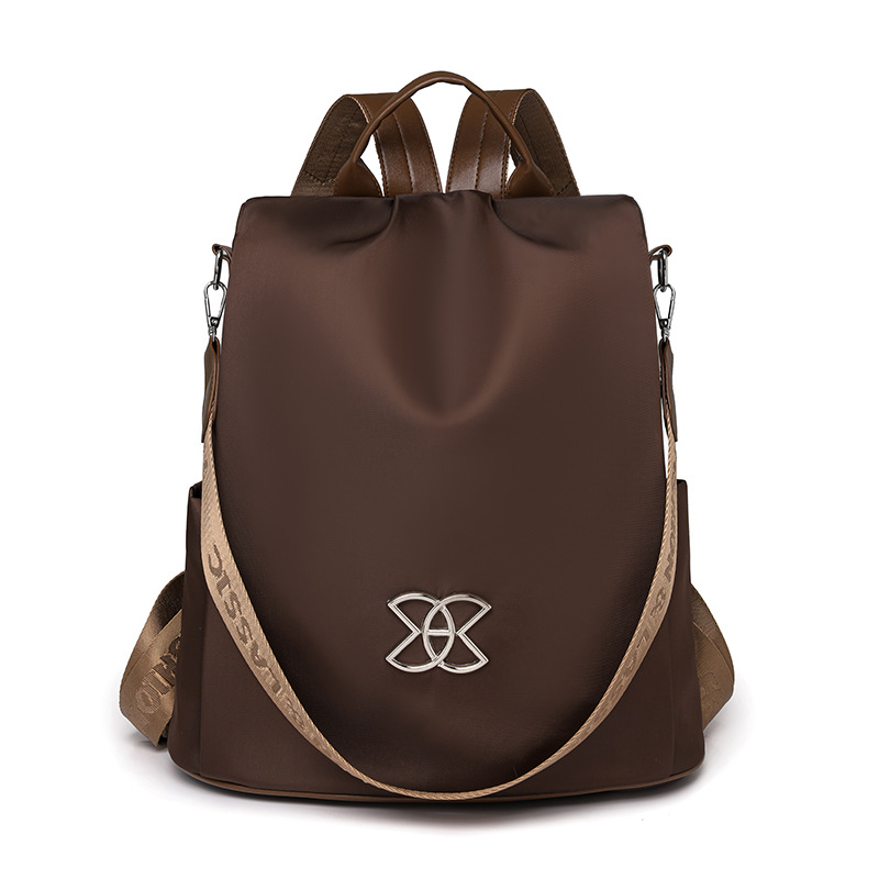 De alta calidad de Corea del Sur de seda mochila de las mujeres 2024 nueva mochila de gran capacidad de las mujeres al aire libre hombro de viaje antirrobo