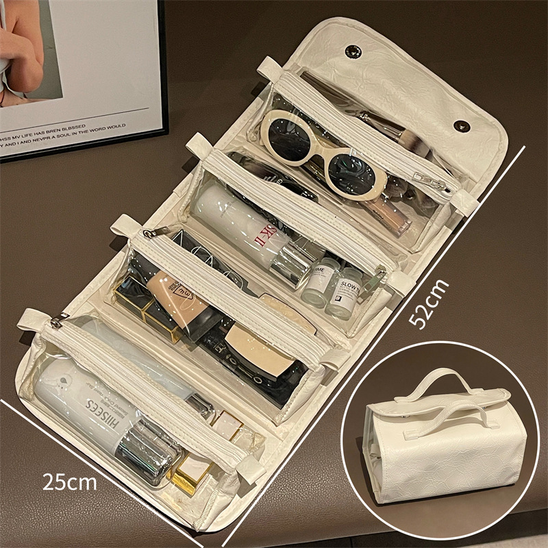 Nueva bolsa de almacenamiento de cosméticos 4 - en - 1 desmontable y plegable para viajar bolsa de almacenamiento portátil de gran capacidad