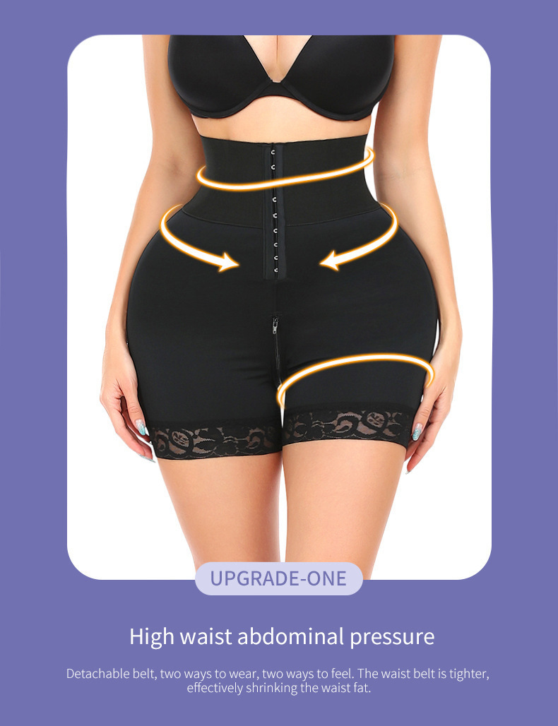 Shapewear leggings med hög midja magkontroll och höftlyft_voghion.com